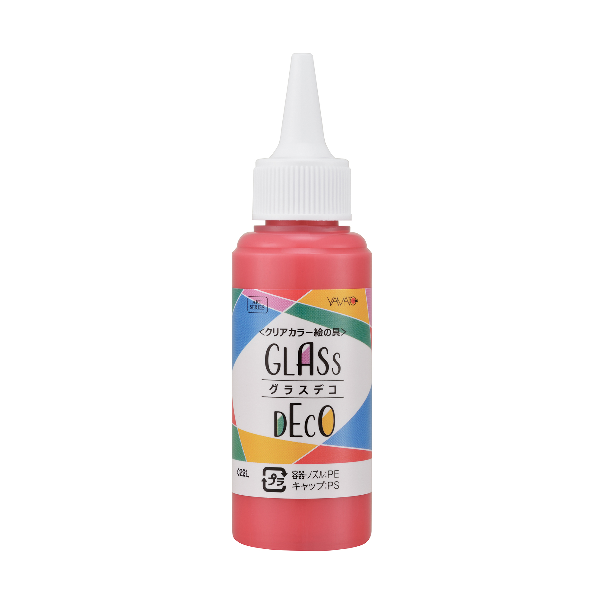 グラスデコ単色60ml<br> スタンダード　ポピーレッド　GDS60H-6